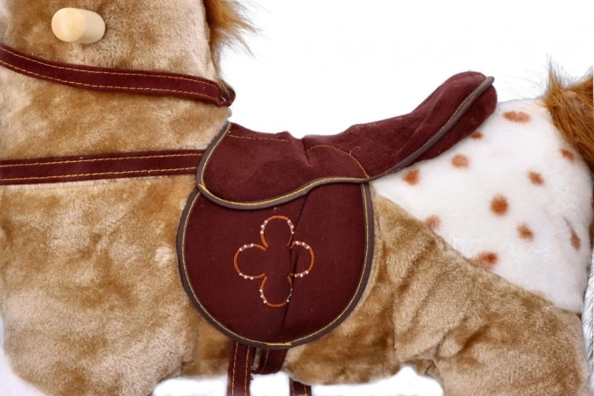 Koń na biegunach Mustang z kołami