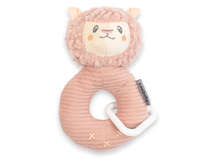 Grzechotka pluszowa New Baby Lama 15 cm