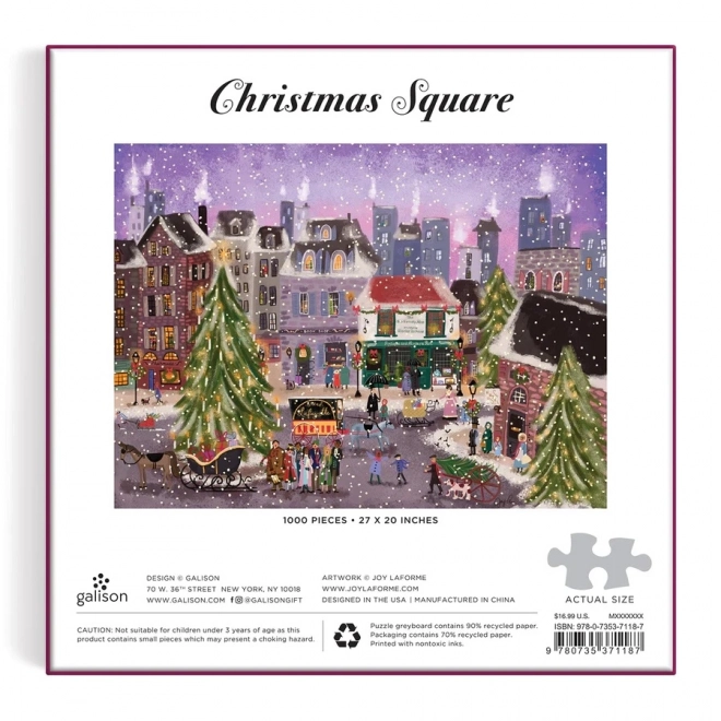 Galison puzzle świąteczna miejscowość