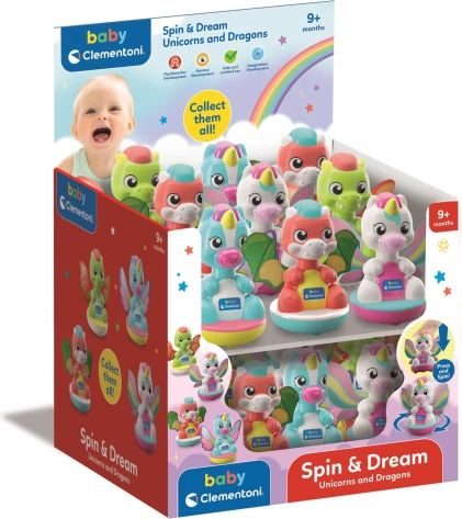 Interaktywne magiczne zwierzątka BABY CLEMENTONI – smok i jednorożec