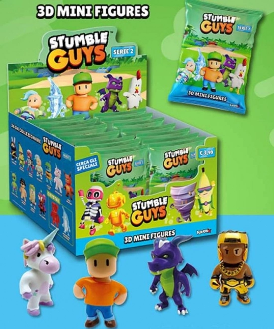 Okienko Stumble Guys z 3 figurkami