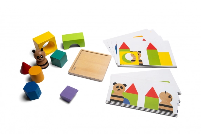 Logiczne puzzle Panda