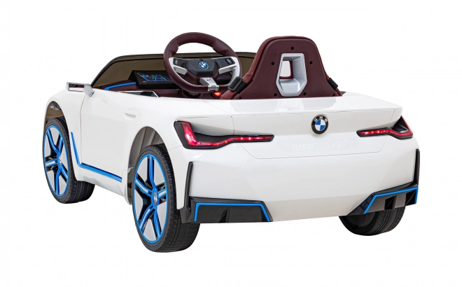 Samochód dziecięcy na baterię BMW i4 – Białe