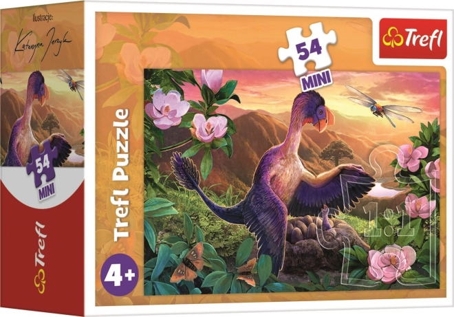 Minipuzzle Dinozaury - 54 elementów