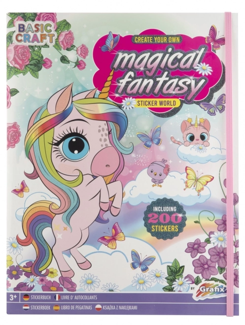 Magiczna książka fantazji z naklejkami