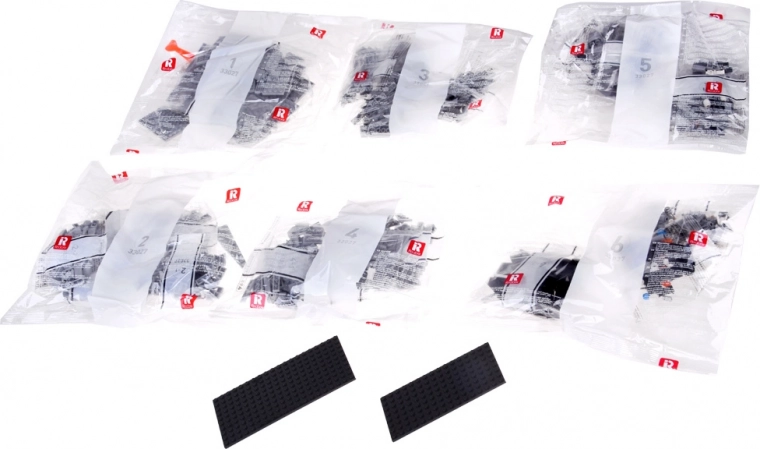 Posegregowane woreczki dla wygodnego budowania