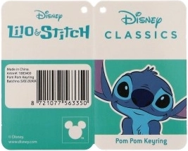 Brelok do kluczy z bombką Stitch
