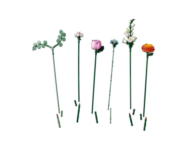 Lego Botanical piękny bukiet różowych kwiatów