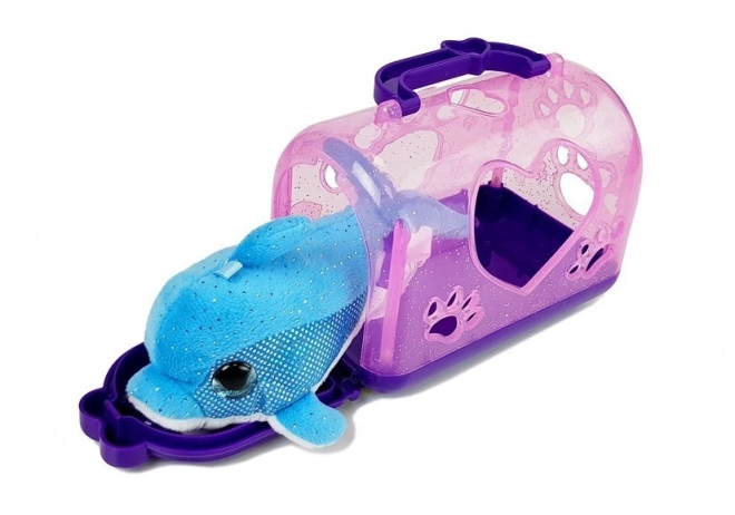 Delfinek z maskotem Transporter