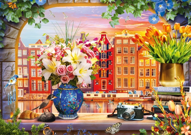Puzzle Wizyta w Amsterdamie 1000 elementów