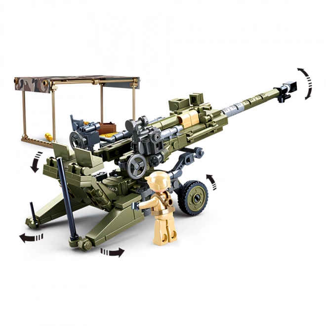 Sluban zestaw klocków haubica M777