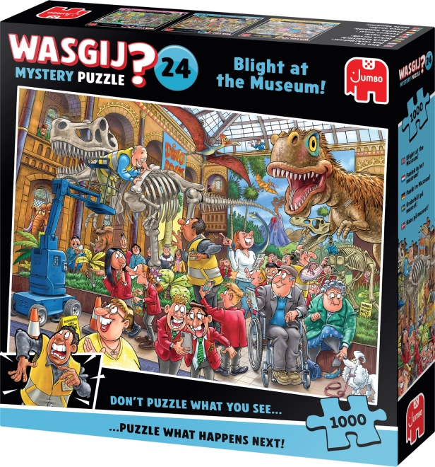 Puzzle JUMBO WASGIJ Mystery 24: Pleśń w muzeum 1000 części