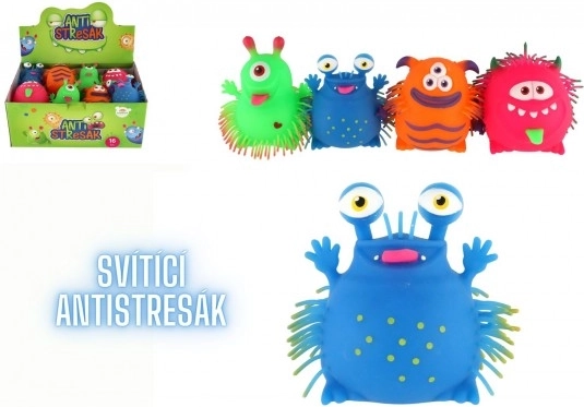 Antystresowa piłeczka Potworek ze światłem