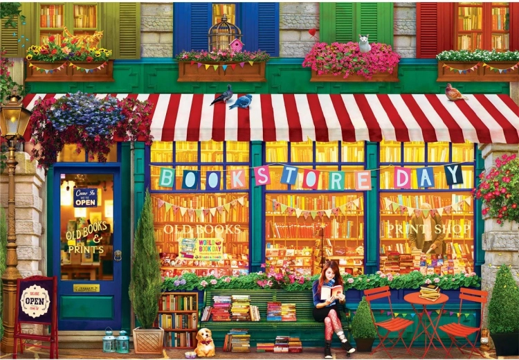 Puzzle Stare księgarnie 2000 elementów