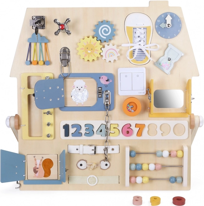 2Kids Toys Tablica aktywności Sensorick Deska Domek