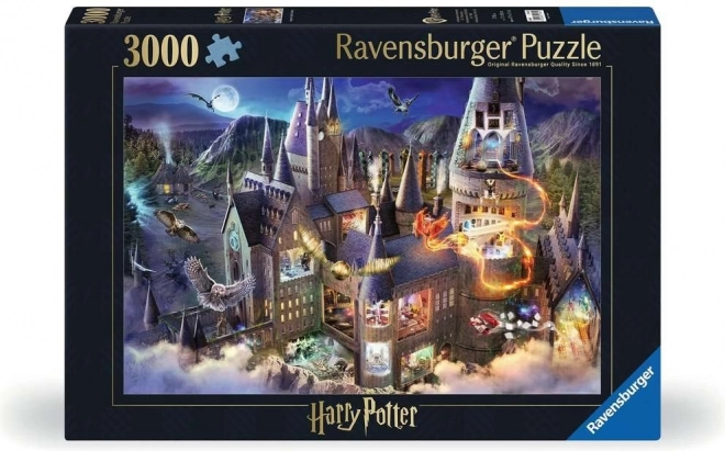 RAVENSBURGER Puzzle Harry Potter: Zamek Hogwart 3000 kawałków