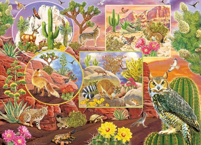 COBBLE HILL Rodzinne puzzle Czar pustyni 350 elementów