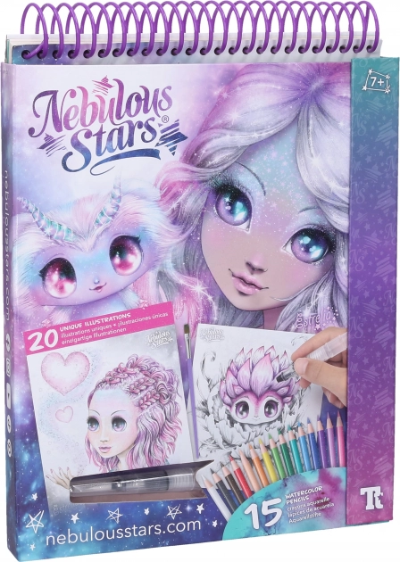 Malowanki akwarelowe Nebulous Stars
