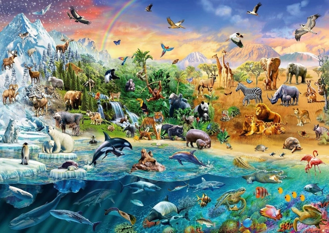 Puzzle Królestwo zwierząt 1000 elementów