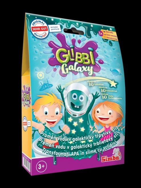 Glibbi Galaxy Slime z gwiazdkami