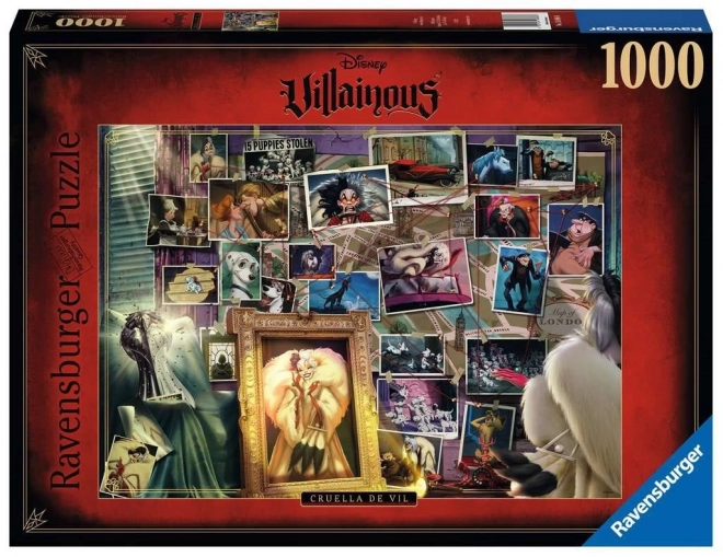 Ravensburger Puzzle Villainous: Cruella de Vil 1000 elementów