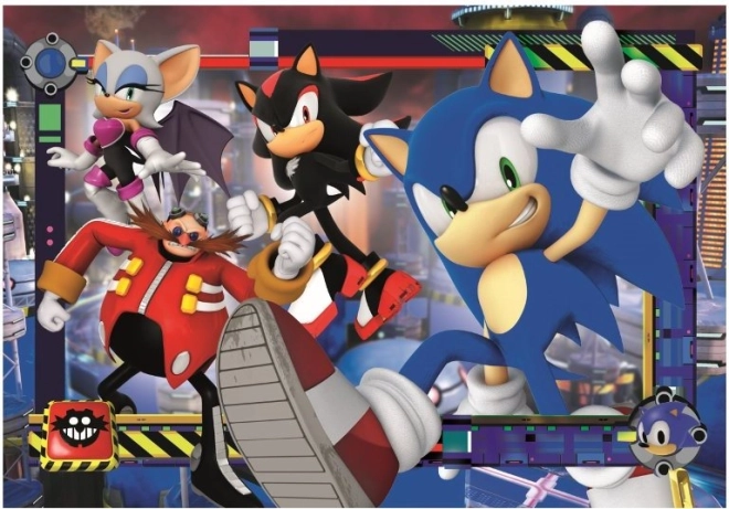 Puzzle Sonic Jeż w akcji 180 elementów