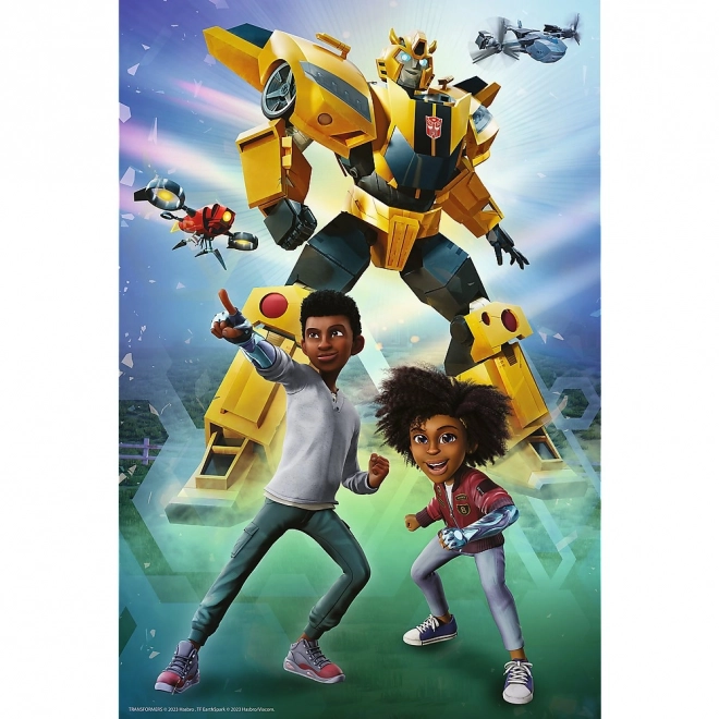 Puzzle 100 elementów Zespół Transformers