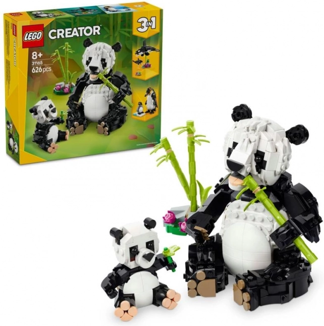 Creator 3 w 1: rodzina pand
