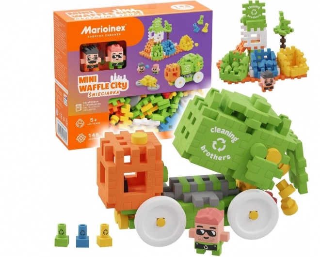 Kreatywne klocki Mini Wafle - Wysypisko 148 sztuk