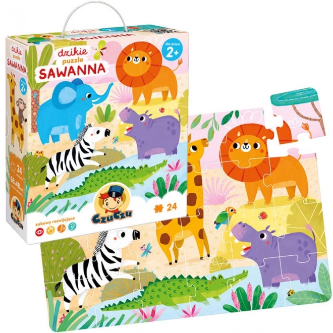 CzuCzu dzikie puzzle Sawanna
