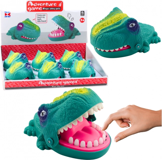 Zręcznościowa gra Gryzący Atakujący Dinozaur Zielony