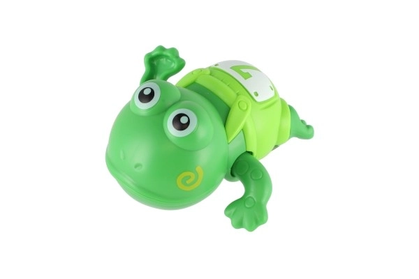 Żaba nakręcana do wanny plastik 10cm 6 szt. w pudełku 18m+