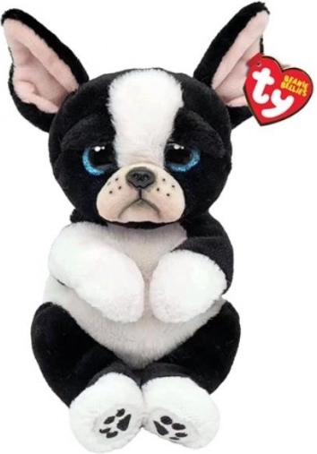 Pluszowy pies TY Beanie Bellies czarno-biały 24 cm