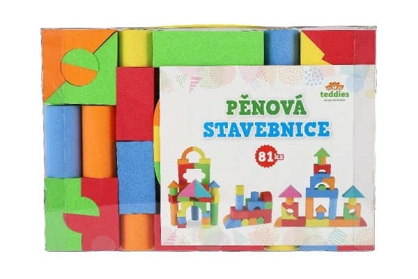 Kolorowa piankowa konstrukcja dla dzieci