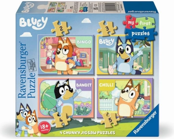 Moje pierwsze puzzle Bluey