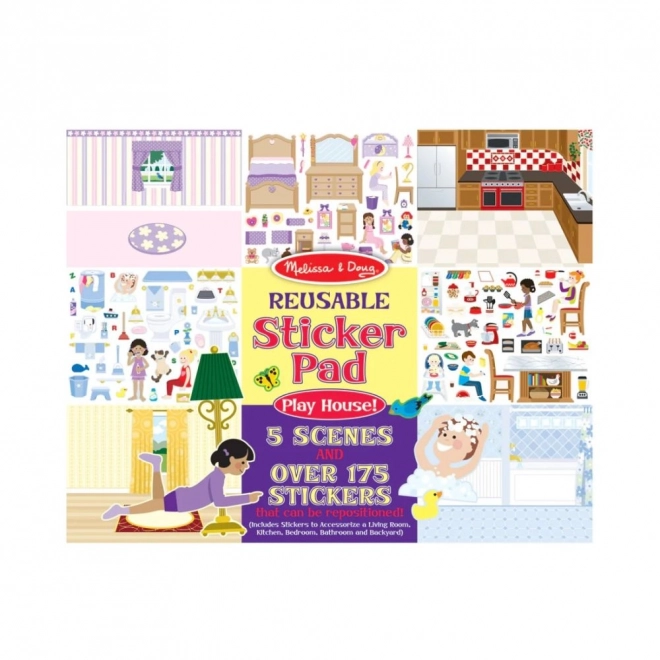 Zestaw Naklejek 'Bawimy się w Dom' Melissa & Doug