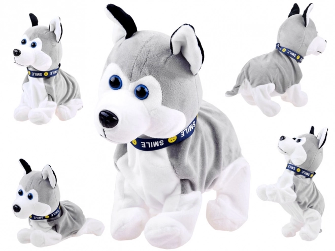 Interaktywny pluszowy pies Husky