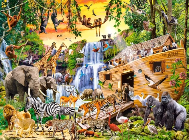 Puzzle 3000 elementów – Zwierzęta Arka Noego