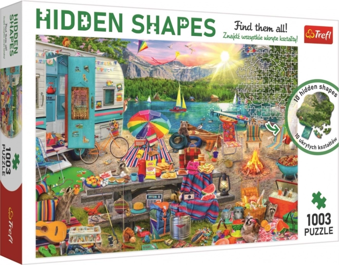 Puzzle Hidden Shapes – wycieczka kamperem