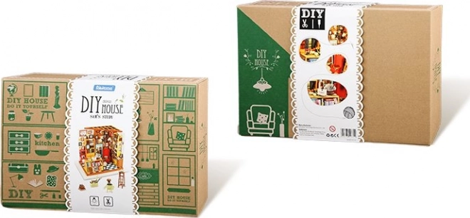 Samova czytelnia - Biblioteczka DIY Miniaturowy domek dla lalek