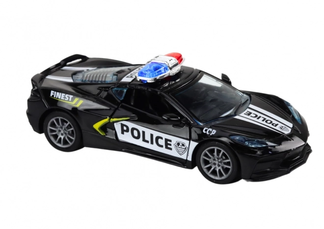 Metalowy policyjny samochód 1:32 Drive Mix