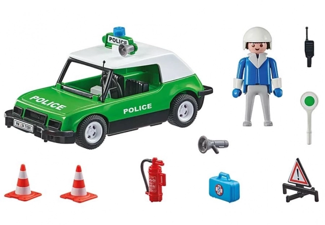 Zestaw z figurką City Action klasyczny wóz policyjny
