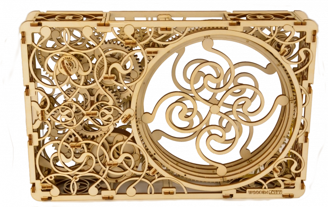 Mechaniczny obraz - drewniane 3D puzzle