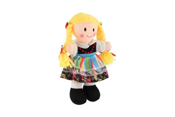 Lalka materiałowa w stroju pluszowym 20x11cm 0+