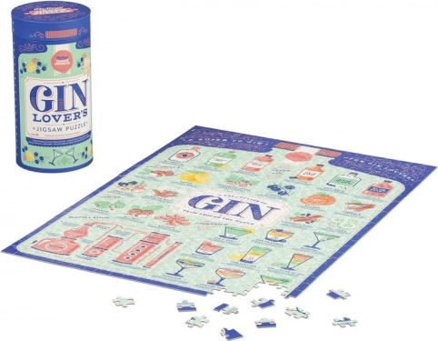 Puzzle 500 elementów dla miłośników ginu od Ridley's Games