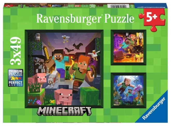 Minecraft Biomy 3x49 elementów