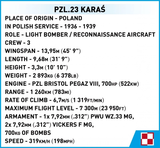 Szczegółowy model z klocków COBI