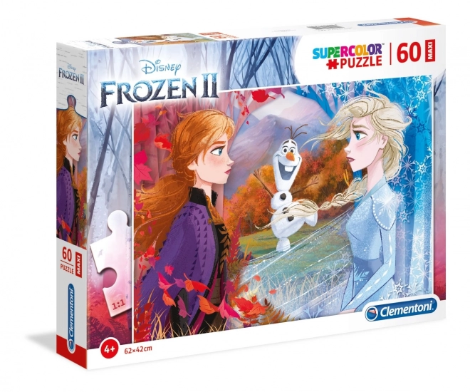 Puzzle 60 Maxi Super Kolory Kraina Lodu 2