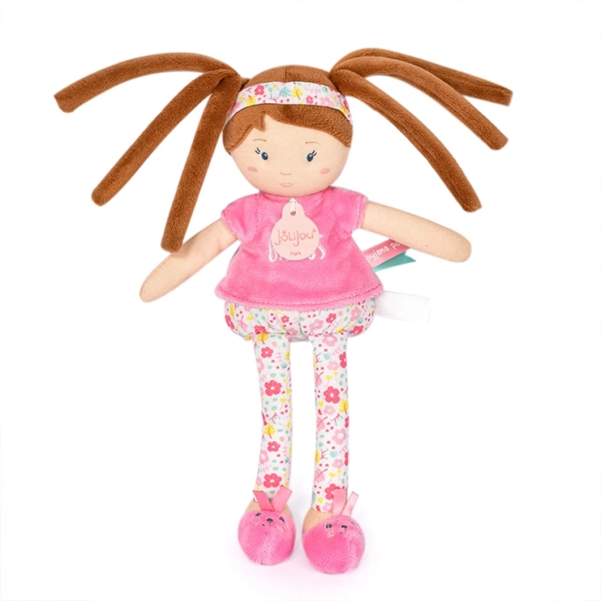 Doudou Jolijou Laleczka LES PIPELLETTES 25 cm 1 szt. różowa