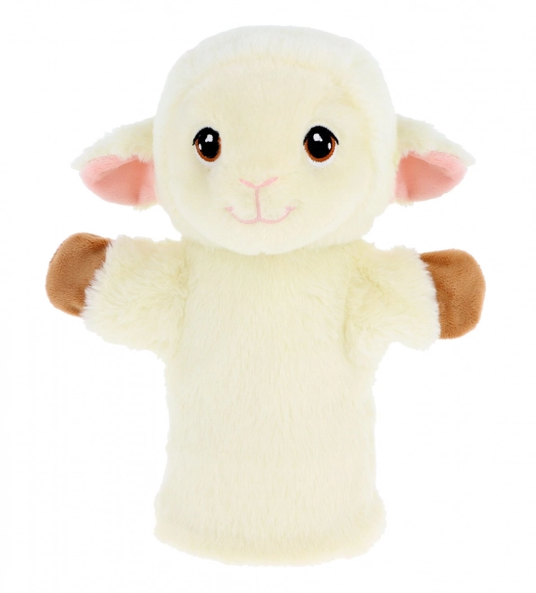 Keel Toys SE3077-5 Keeleco Owca - eko pluszowy pacynka na rękę 27 cm